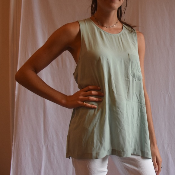J. Crew Tops - J. Crew Seafoam Shift Blouse